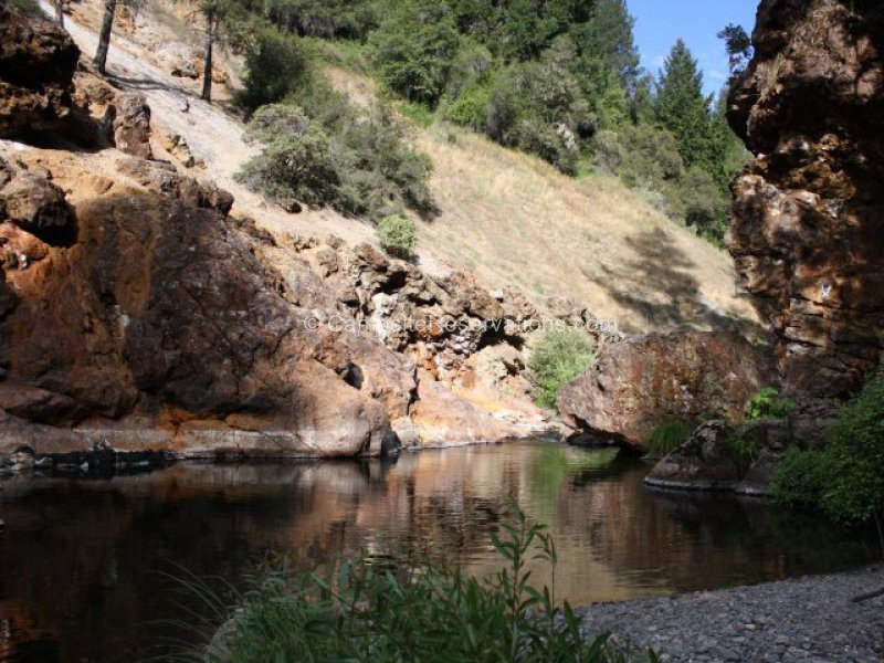 Bear Creek Campground at Mendocino National Forest, California, United